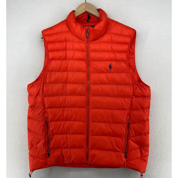 POLO RALPH LAUREN Vest Mens L Colden Packable Water Repellent Puffer Insulated